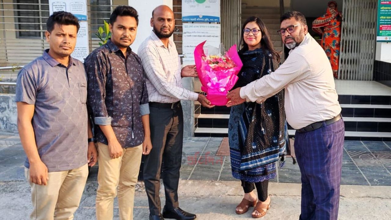 কয়রায় নতুন এসিল্যান্ড হিসেবে জান্নাতুল ফেরদৌসের যোগদান
