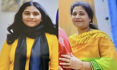 মেয়ে নাফিসা বিনতে আজিজ ও মা মালাইলা আফরোজ